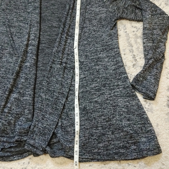 Dark Grey Cardigan long open front Large Fig & Blu - Picture 3 of 6
